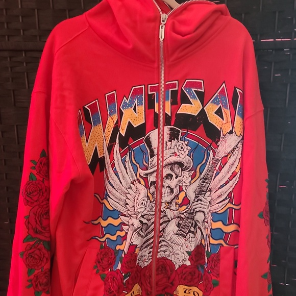 WATSON WORLD TOUR FULL ZIP HOODIE Size M NWOT - Picture 1 of 6